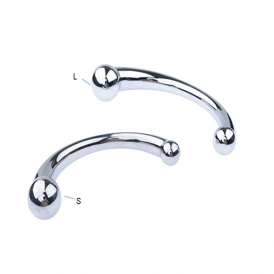 Double Stainless Elegant Hook Ended Anal 5858 Steel 1212